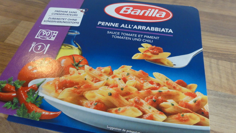 Fertigpasta von Barilla