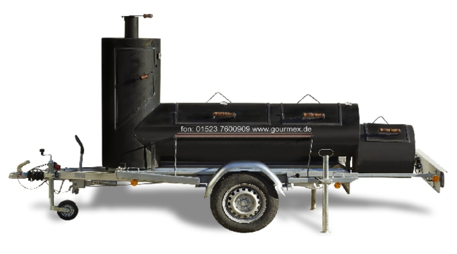 Mega Smoker für Barbecue Catering