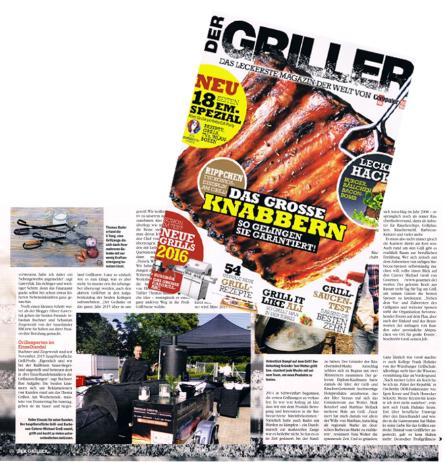 Barbecue Catering Bericht im "Der Griller"