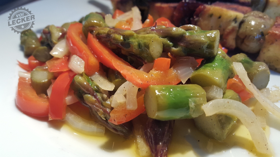Grillgemüse mit Spargel