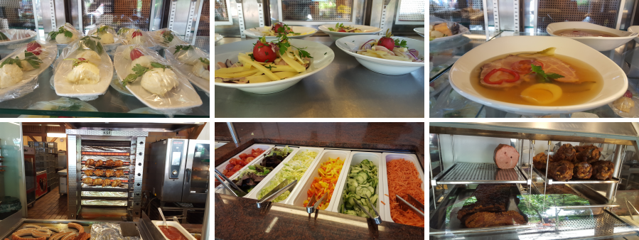 Speiseangebot im Hacklberger Biergarten