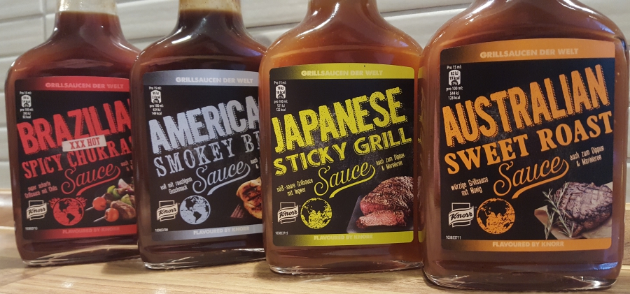 Grillsaucen der Welt flavoured by Knorr