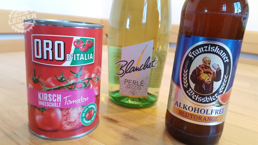 Dosen und Flaschen in der brandnooz box juni 2016