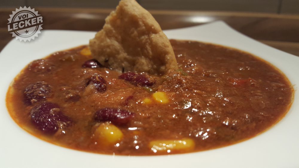 Chili con Carne mit Schüttelbrot