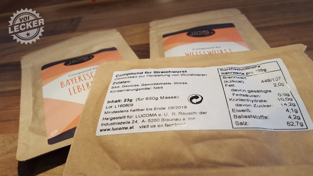 Lucoma Gewürz Compound für Streichwurst