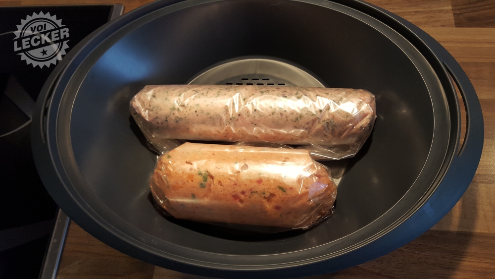Wurstrollen im Thermomix Varoma