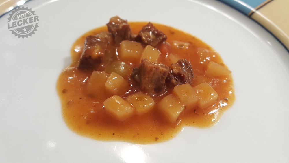 Detail der vinzenzmurr Gulaschsuppe