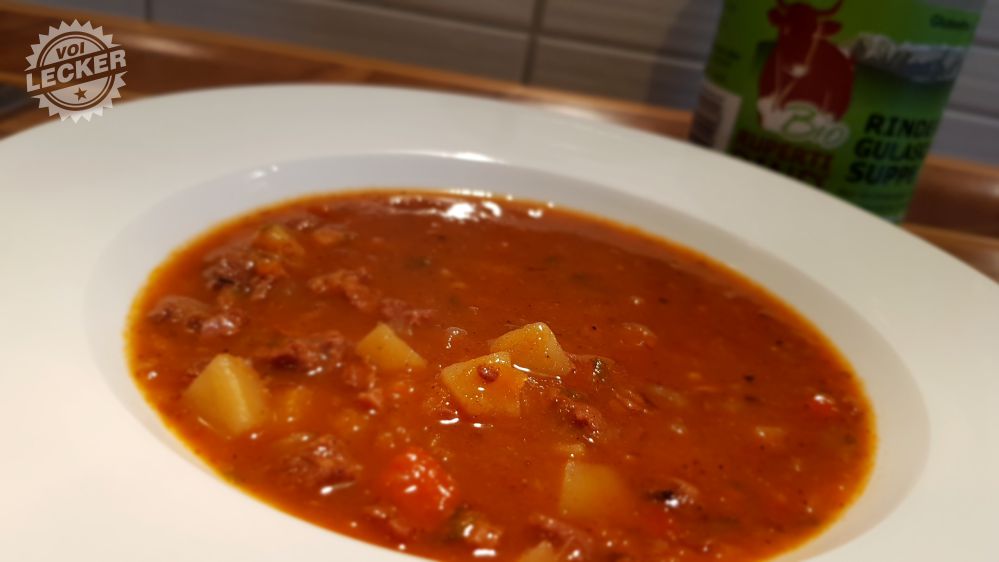 Bio-Rindergulaschsuppe