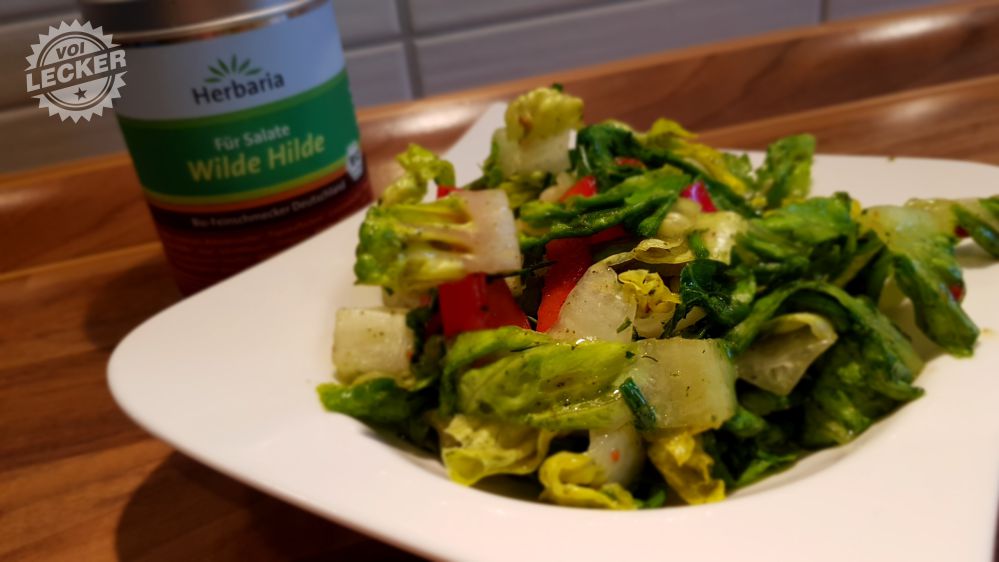 Salat mit Wilde Hilde Dose