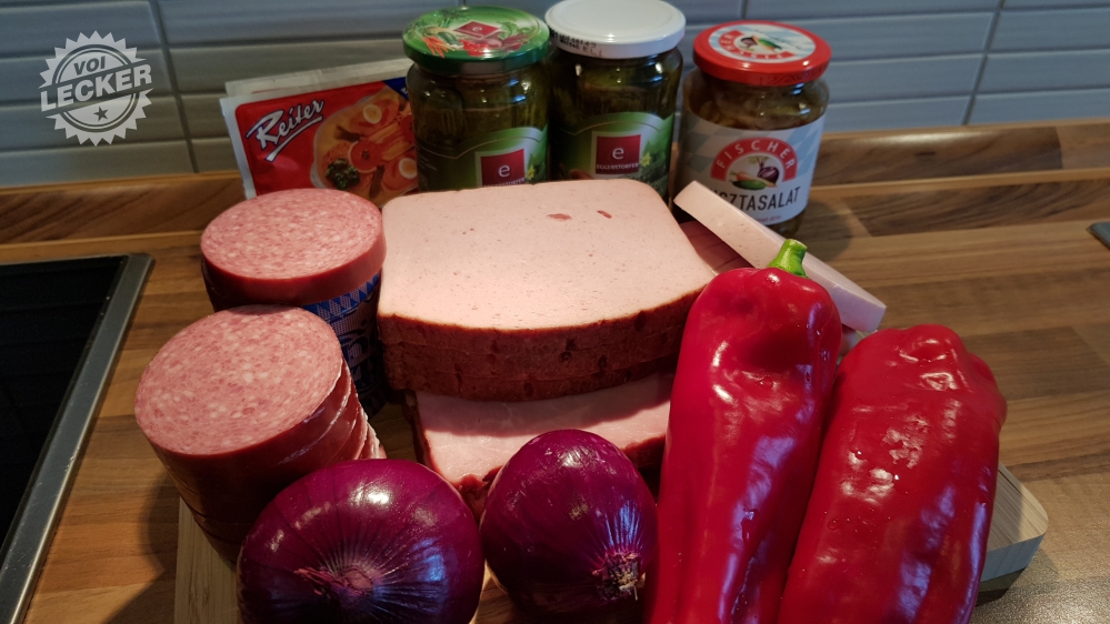 Zutaten für Wurstsülze