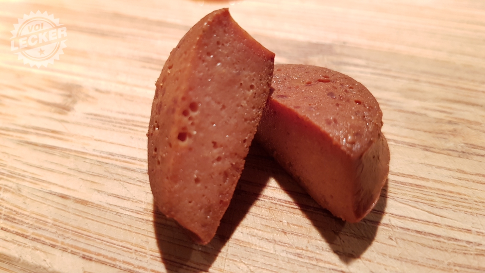 Detailansicht der Brühwurst