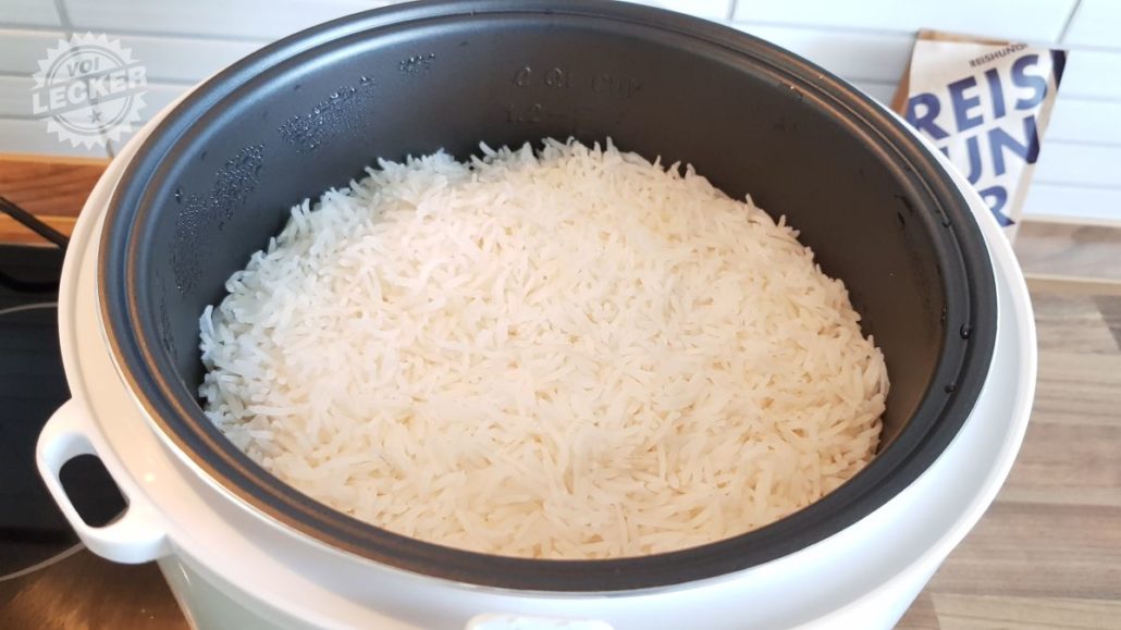 Fertiger Reis aus dem Reishunger Reiskocher
