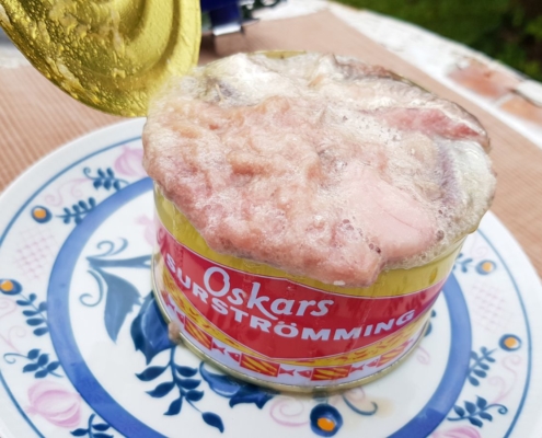 Offene Surströmming Dose