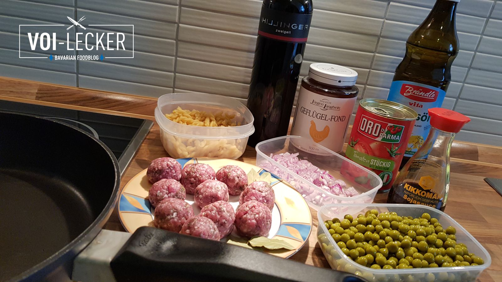 Zutaten für One-Pot-Pasta