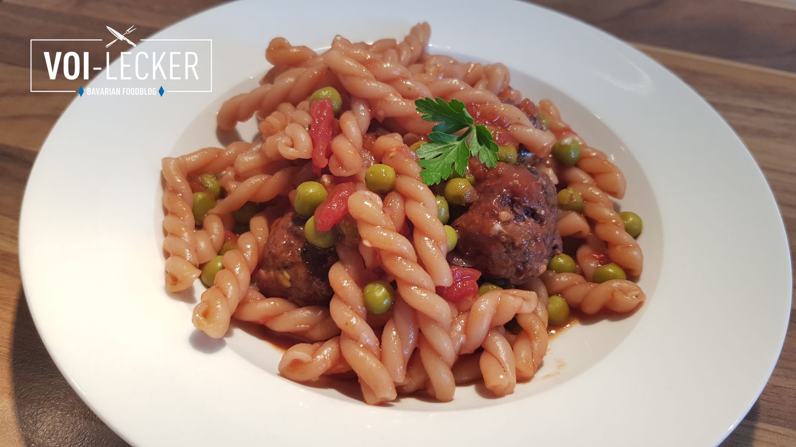 One Pot Pasta im Teller