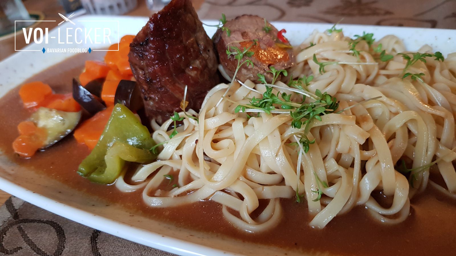 Rinderroulade im Gasthof Süss