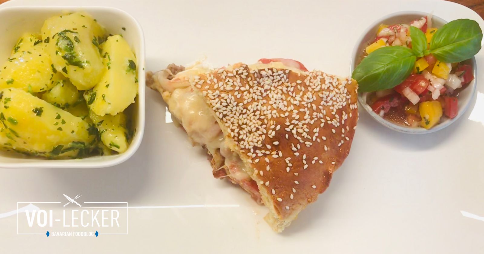 Ofencheeseburger mit Chimicurri