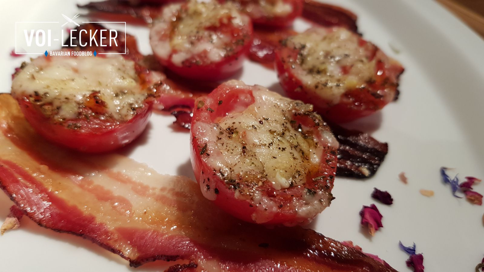 Pizzatomaten mit Speck