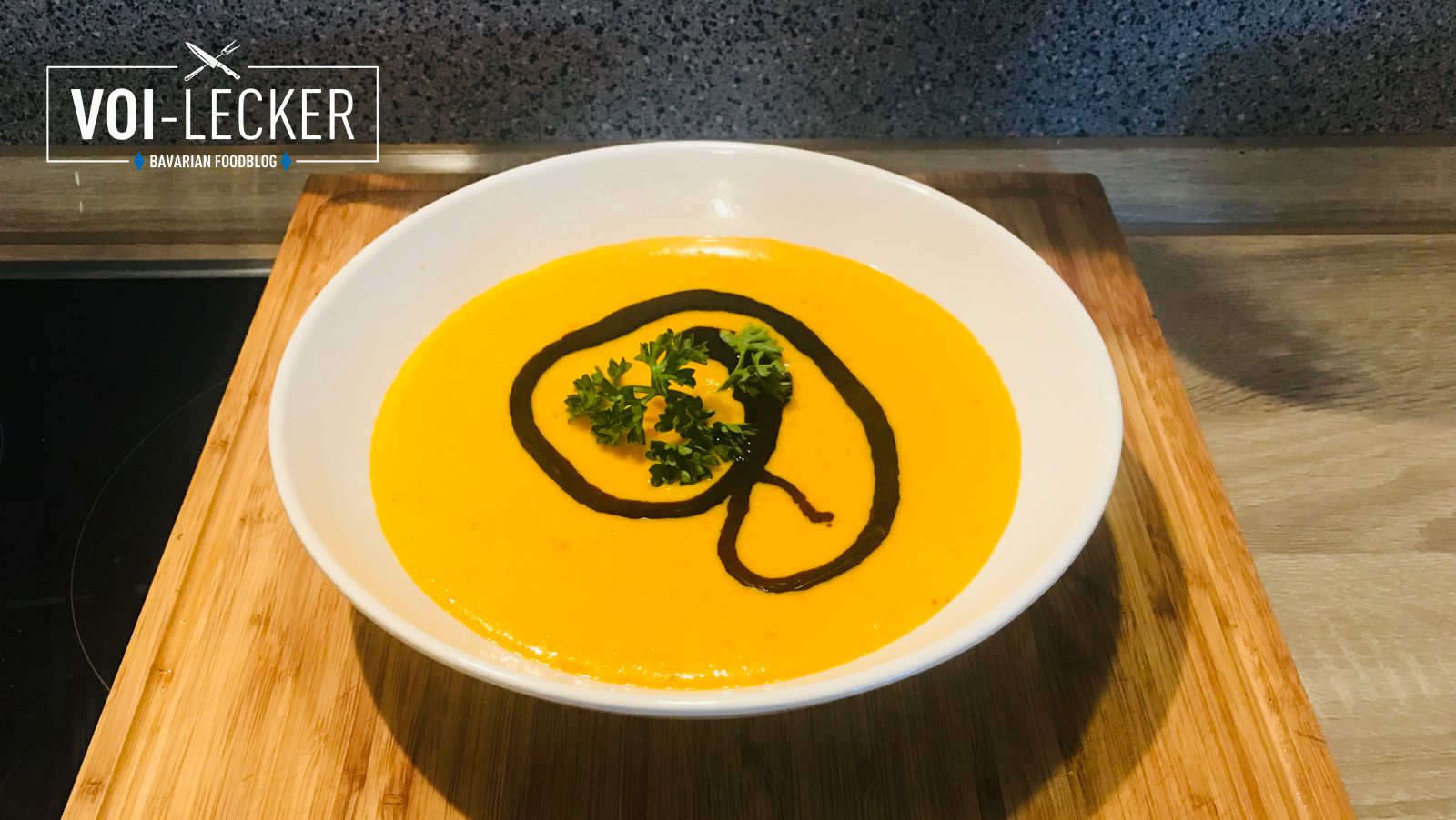 Rezept: Kürbiscremesuppe mit Kokosmilch und Ingwer