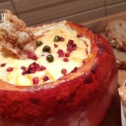 Ofenkürbis mit Käse