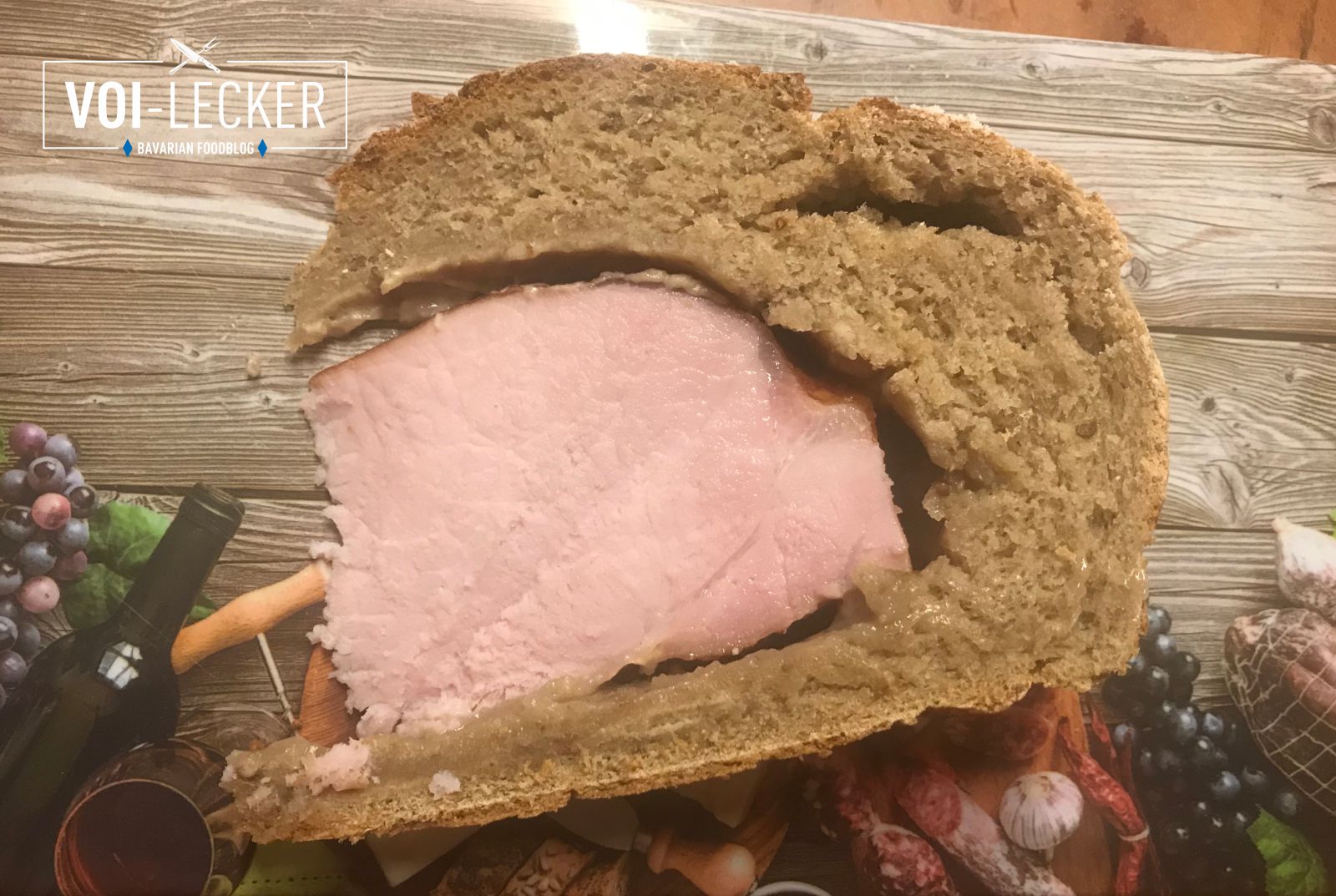 Schinken im Brotteig