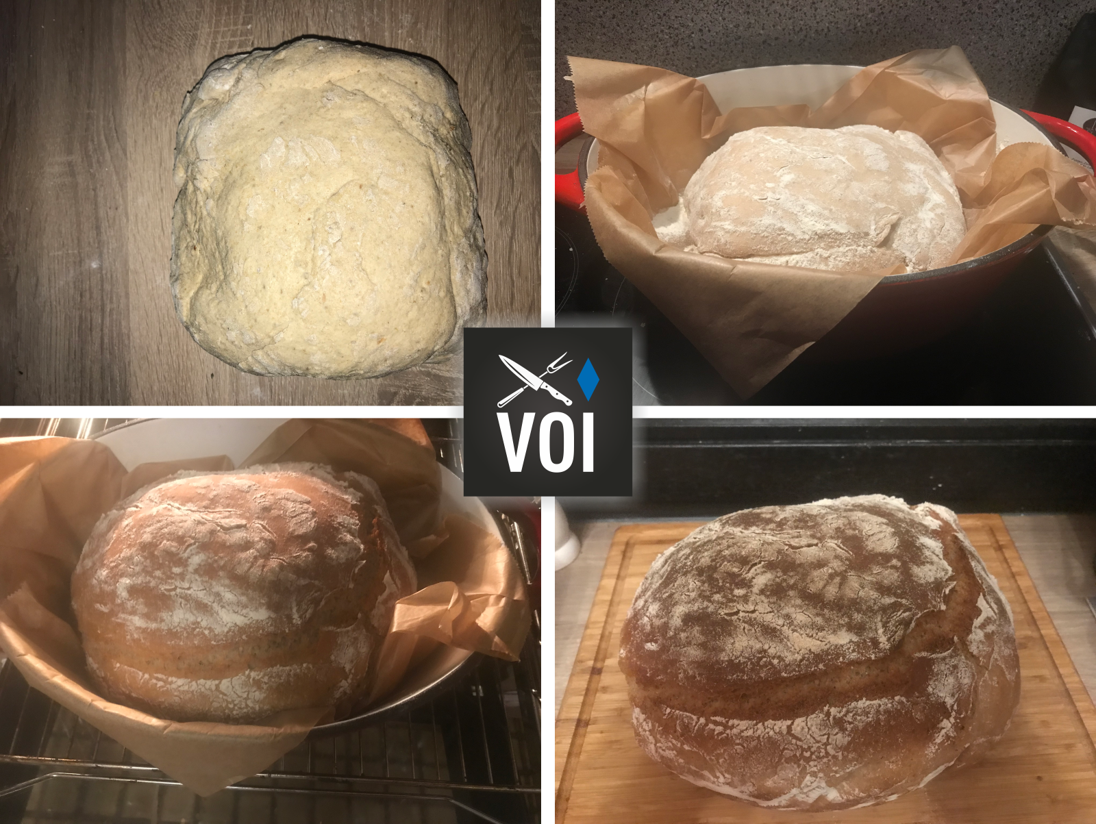 Schinken im Brotteig