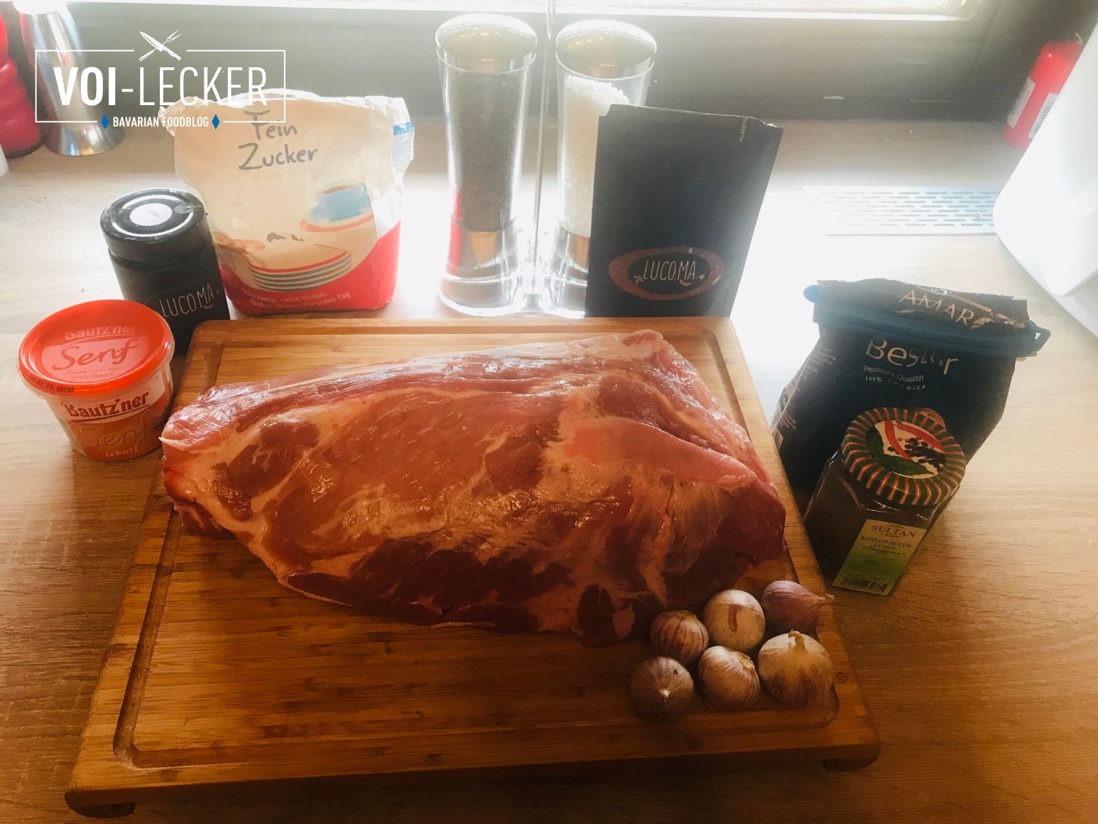 Zutaten für Pulled Pork