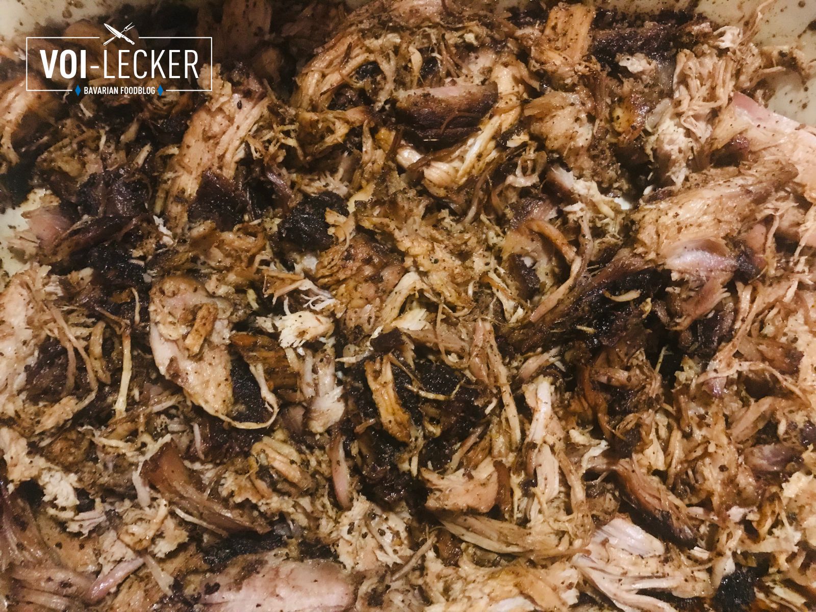 fertiges Pulled Pork