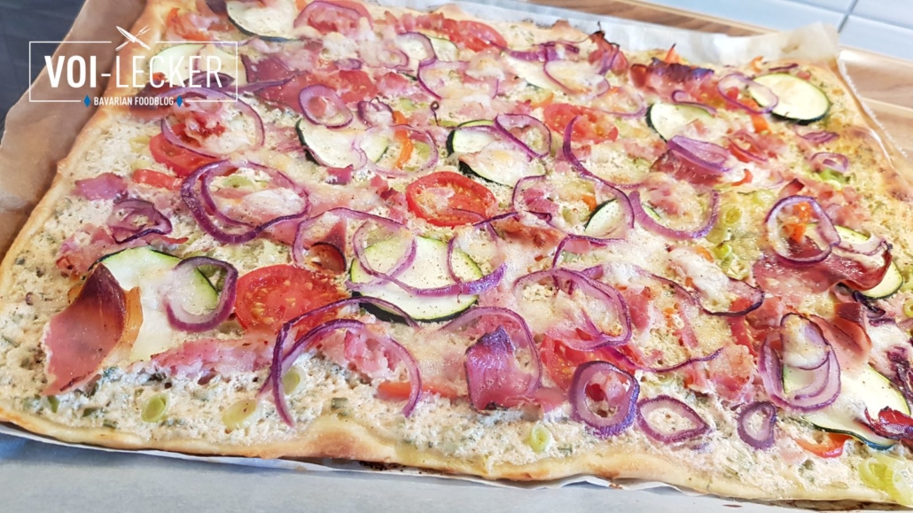 Fertiger Flammkuchen Bayerwald-Art