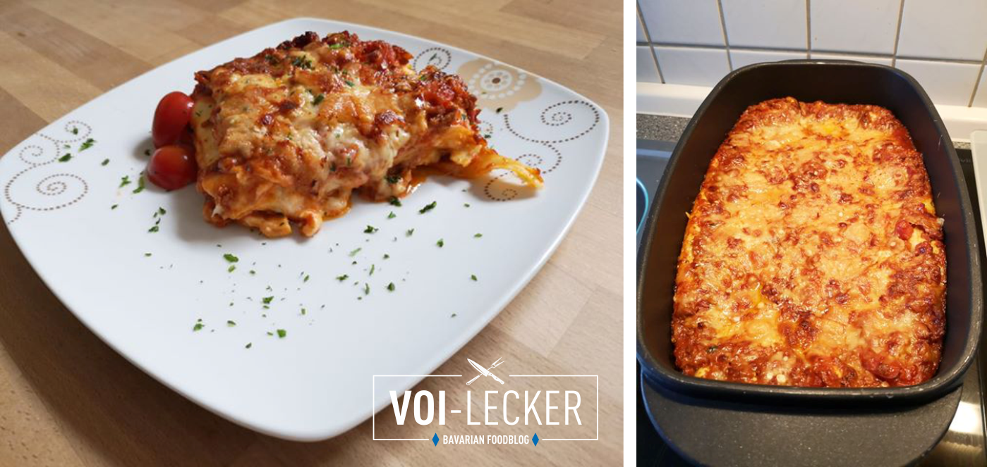 fertige Garfield Lasagne