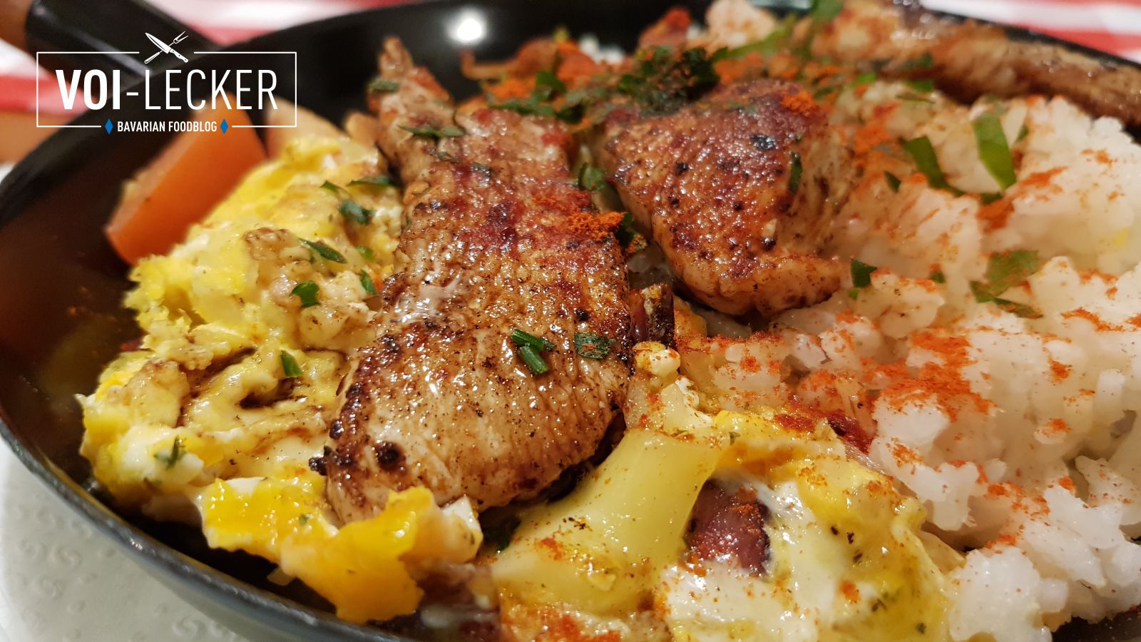 Detail der Chickenpfanne