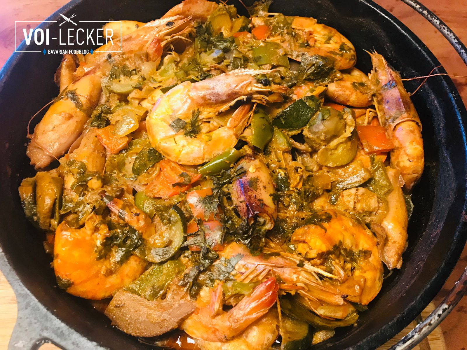 Meeresfrüchte Thai-Curry