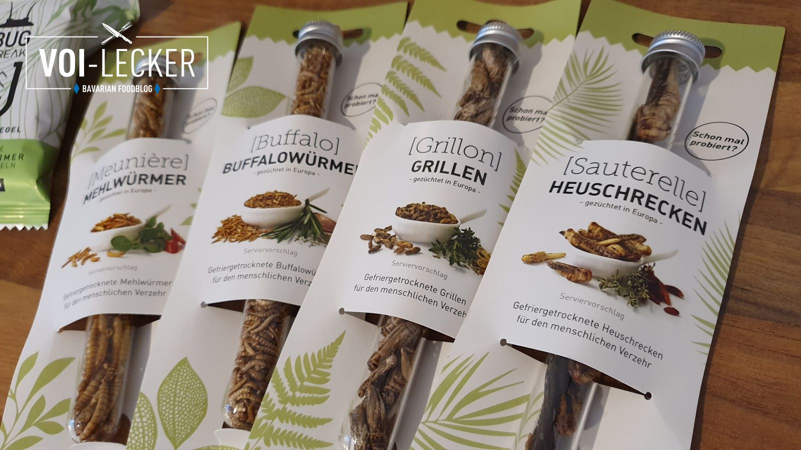 essbare Insektenarten