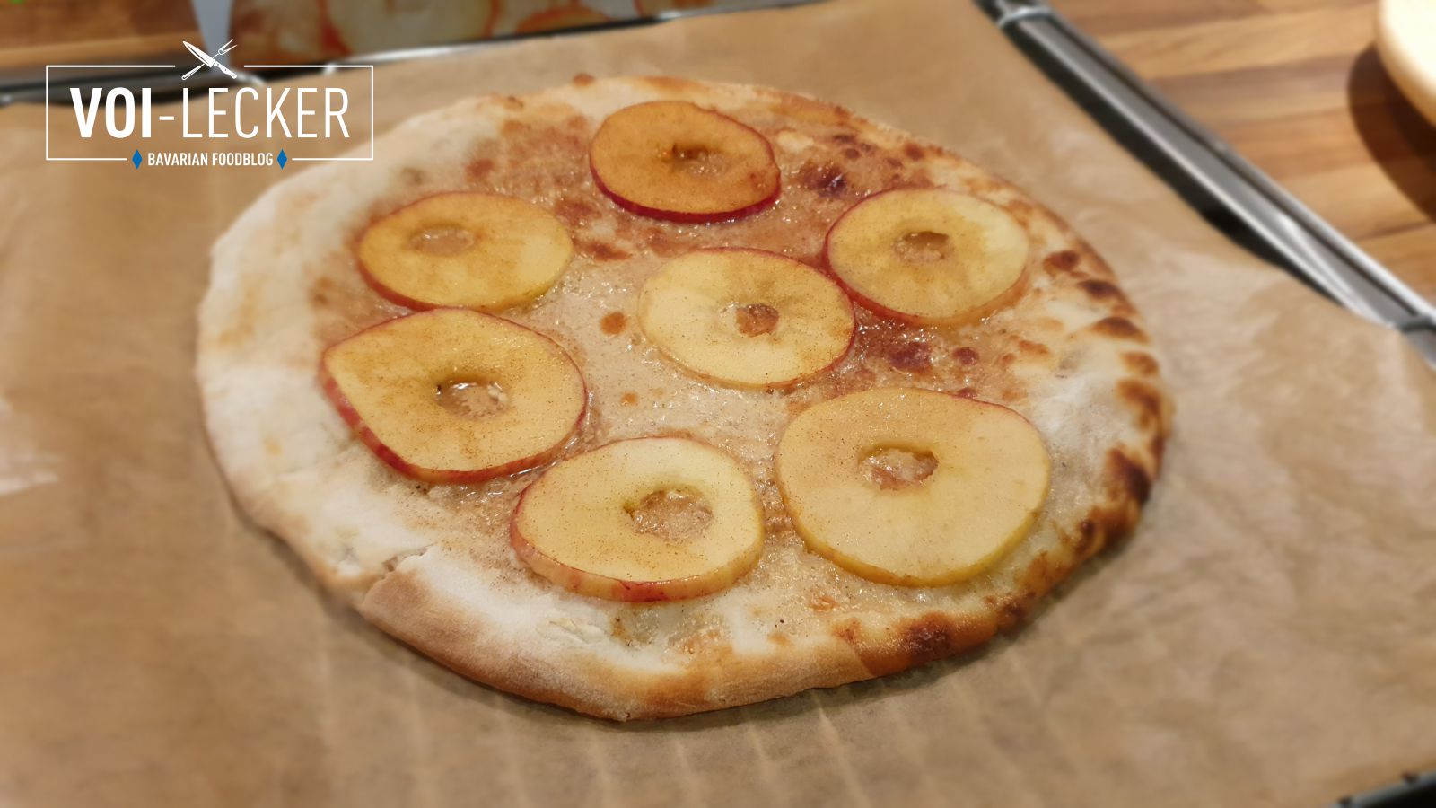 Apfel Zimt Pizza
