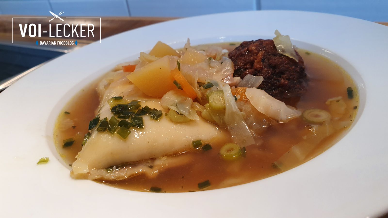 Rezept für Krautsuppe mit Honigkuss - Das Krautsuppen Rezept mit viel