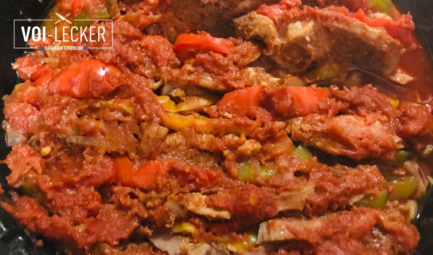 Schichtfleisch aus dem Dutchoven