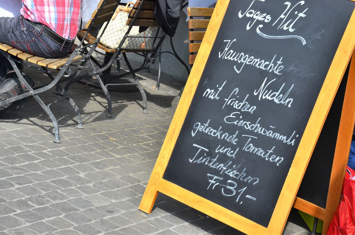 Kundenstopper Gastro