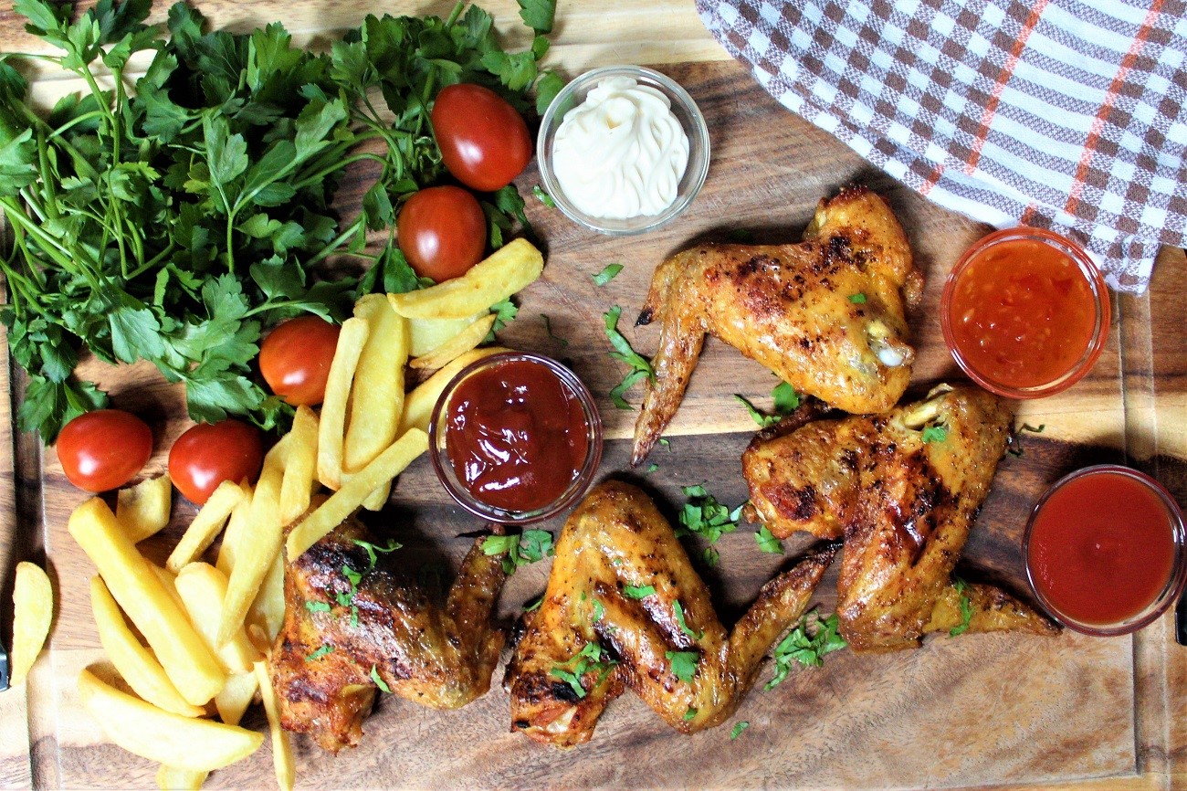 Gegrillte Chicken Wings